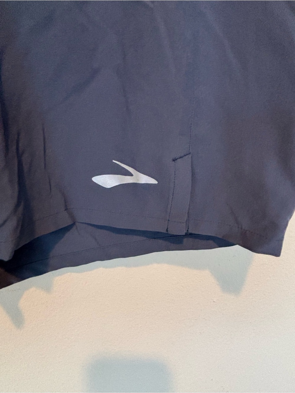 Brooks Black Men's Athletic Running Shorts - Picture 3 of 4